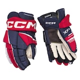 Gants de hockey CCM Tacks XF80, sénior, bleu marine/rouge/blanc, choix de tailles Composite_or_Mixed