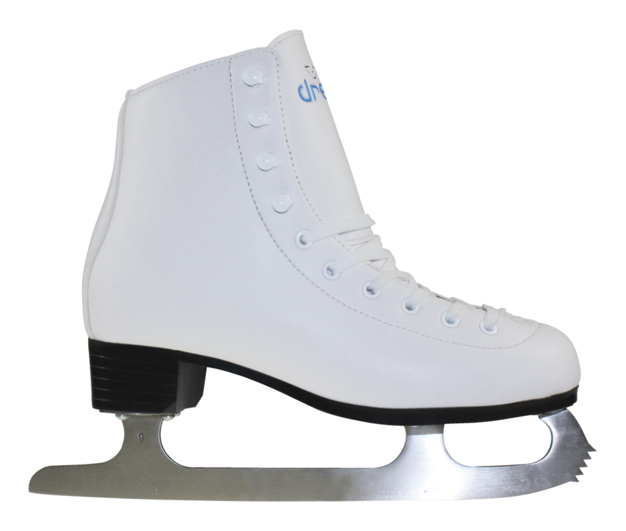 White figure skates top