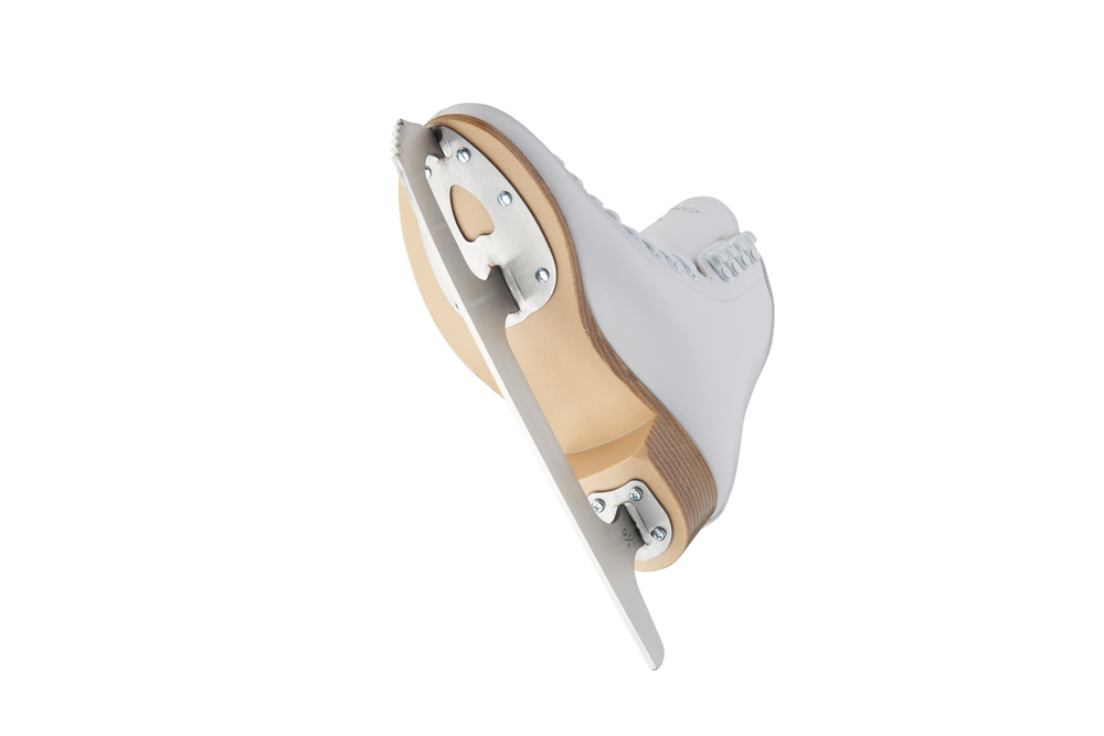 Cameo by Jackson 200 Women's Vinyl Senior Figure Skates, White, Sizes 4