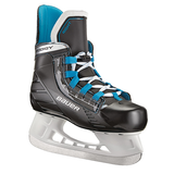 Bauer Prodigy Hockey Skates, Junior, Black/Blue Front_Angled_Right
