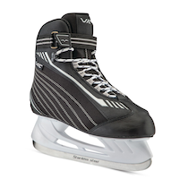 Patins à glace récréatifs VIC Soft, sénior, noir, tailles variées Front_Three_Fourths_Angled_Right