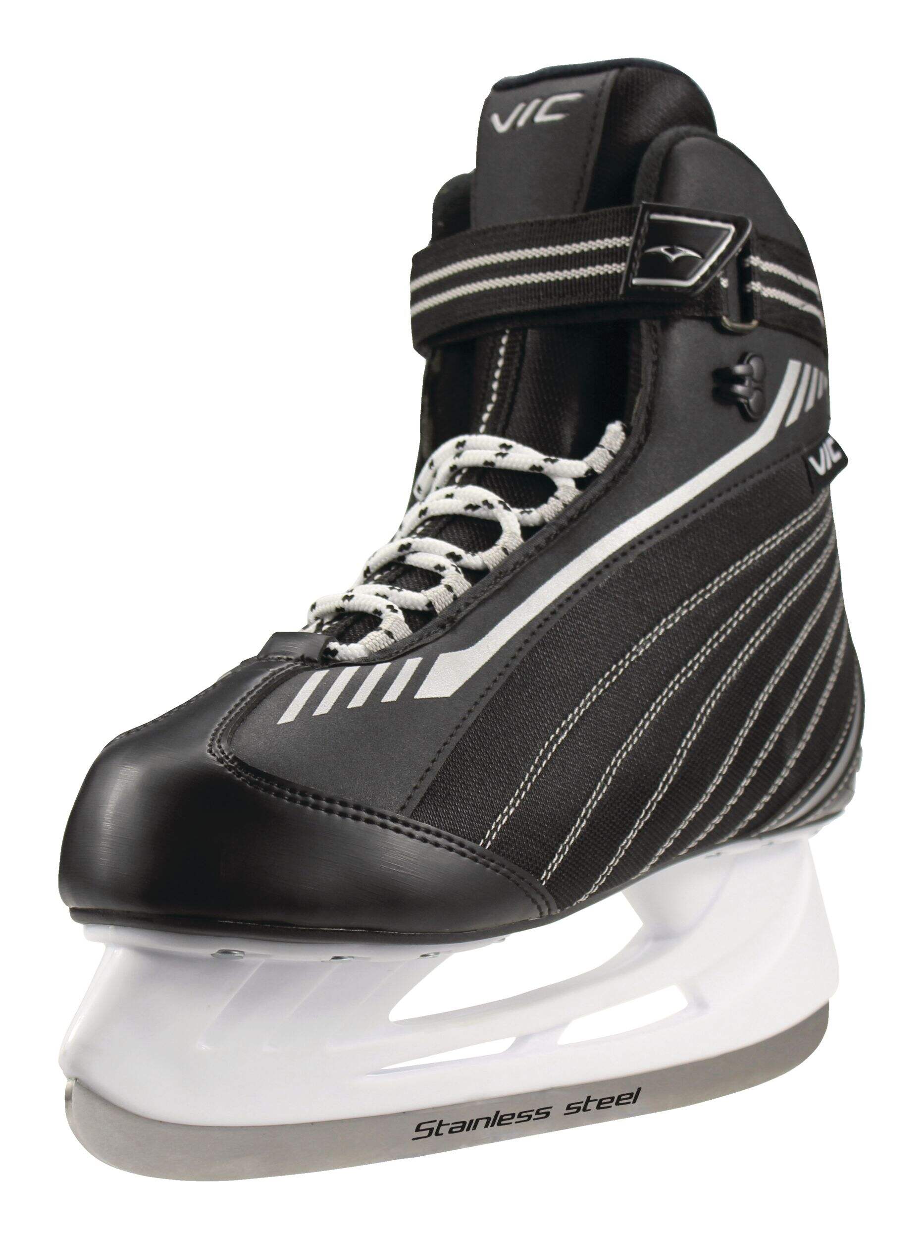 VIC Soft Recreational Ice Skates, Senior, Black, Assorted Sizes Canadian Tire