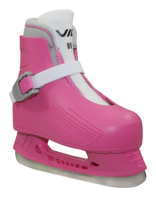 VIC Lil' Pro Recreational Ice Skates, Youth, Pink/White, Assorted Sizes