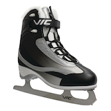 VIC Motion Recreational Ice Skates, Women, Black/Silver, Assorted Sizes Front_Three_Fourths_Angled_Right