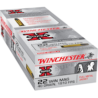 Winchester Super-X .22 Win Mag 40-Grain Full Metal Jacket Rifle Ammunition Composite_or_Mixed