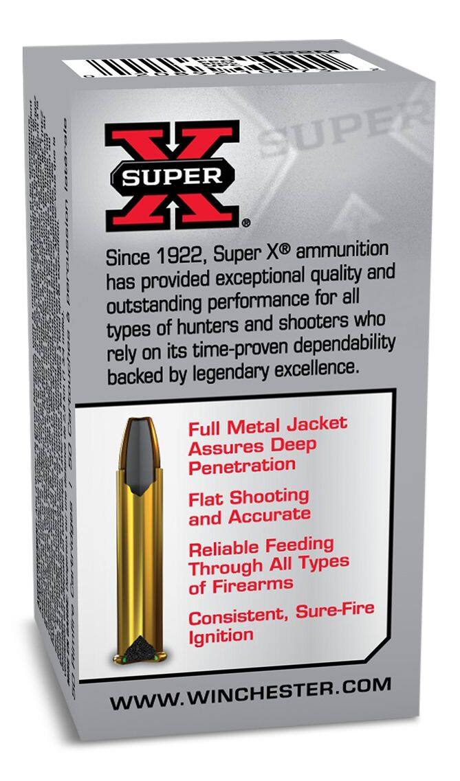 Winchester Super-X .22 Win Mag 40-Grain Full Metal Jacket Rifle ...