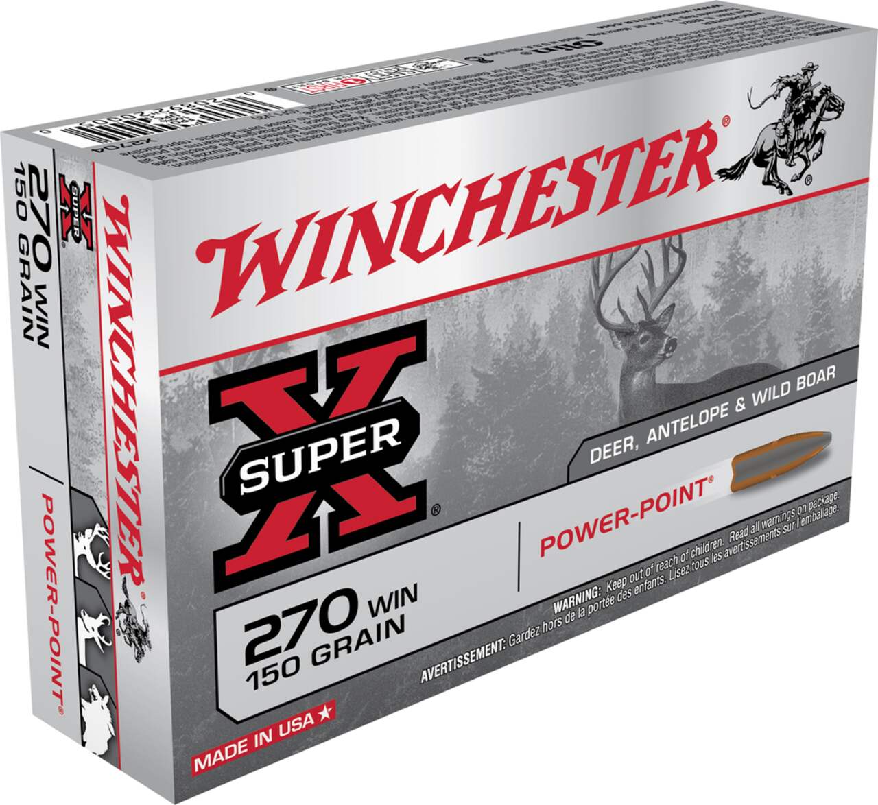 Winchester Super-X .270 Winchester 150-Grain Power-Point Rifle