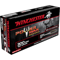 Winchester Super-X .300 Win Magnum 180-Grain Power Max Bonded Rifle Ammunition Front_Angled_Right