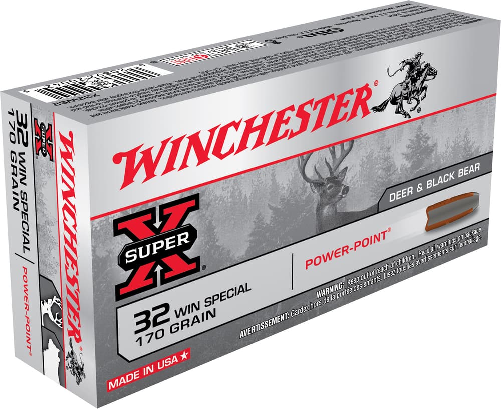 Winchester Super-X .32 Win Special 170-Grain Power-Point Rifle Ammunition