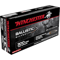 Winchester Supreme .300 Wsm Win Short Mag 180-Grain Ballistic Silvertip Rifle Ammunition Front_Angled_Right