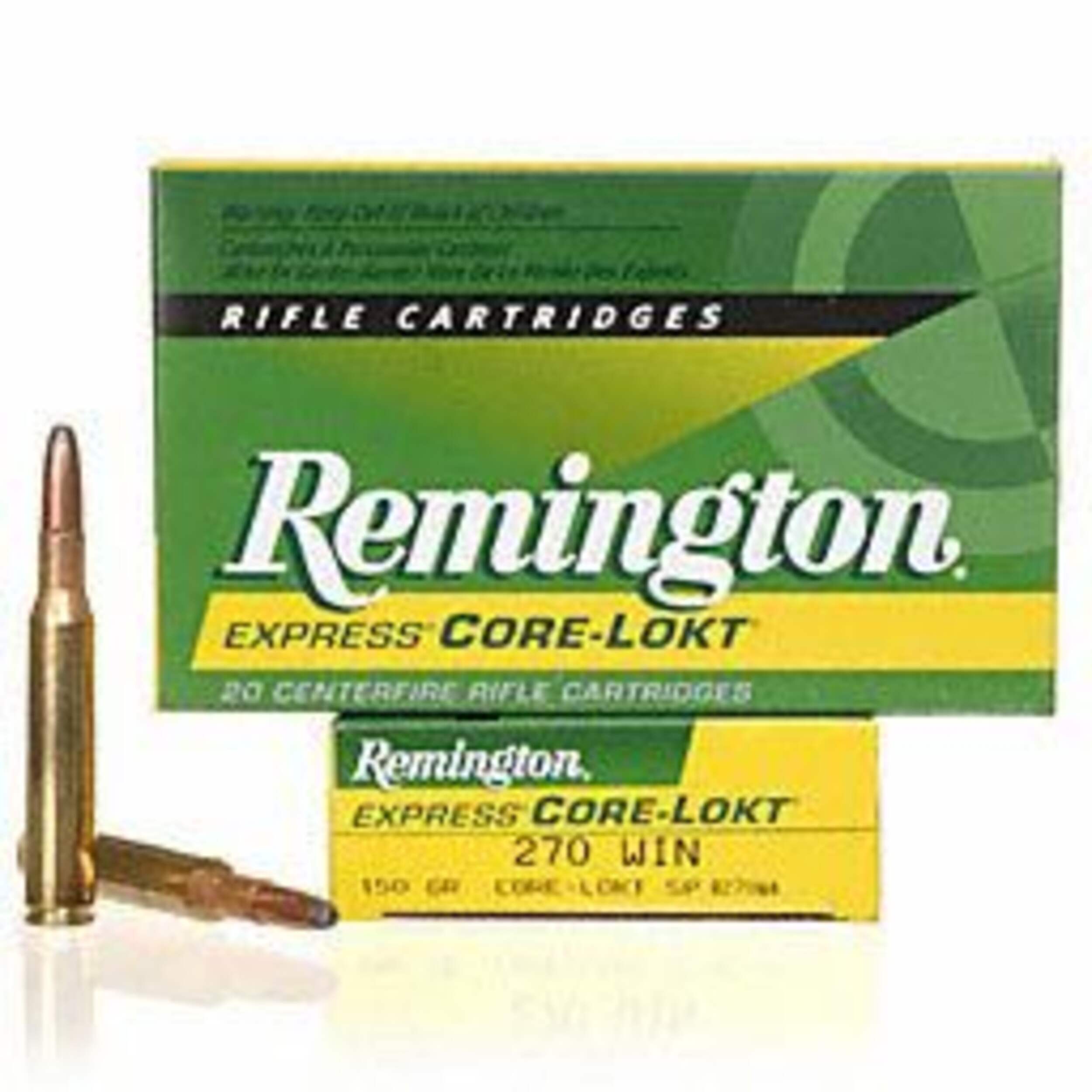 Remington Core-Lokt 270 Caliber Win 150 Grain Soft Point Cartridges Composite_or_Mixed