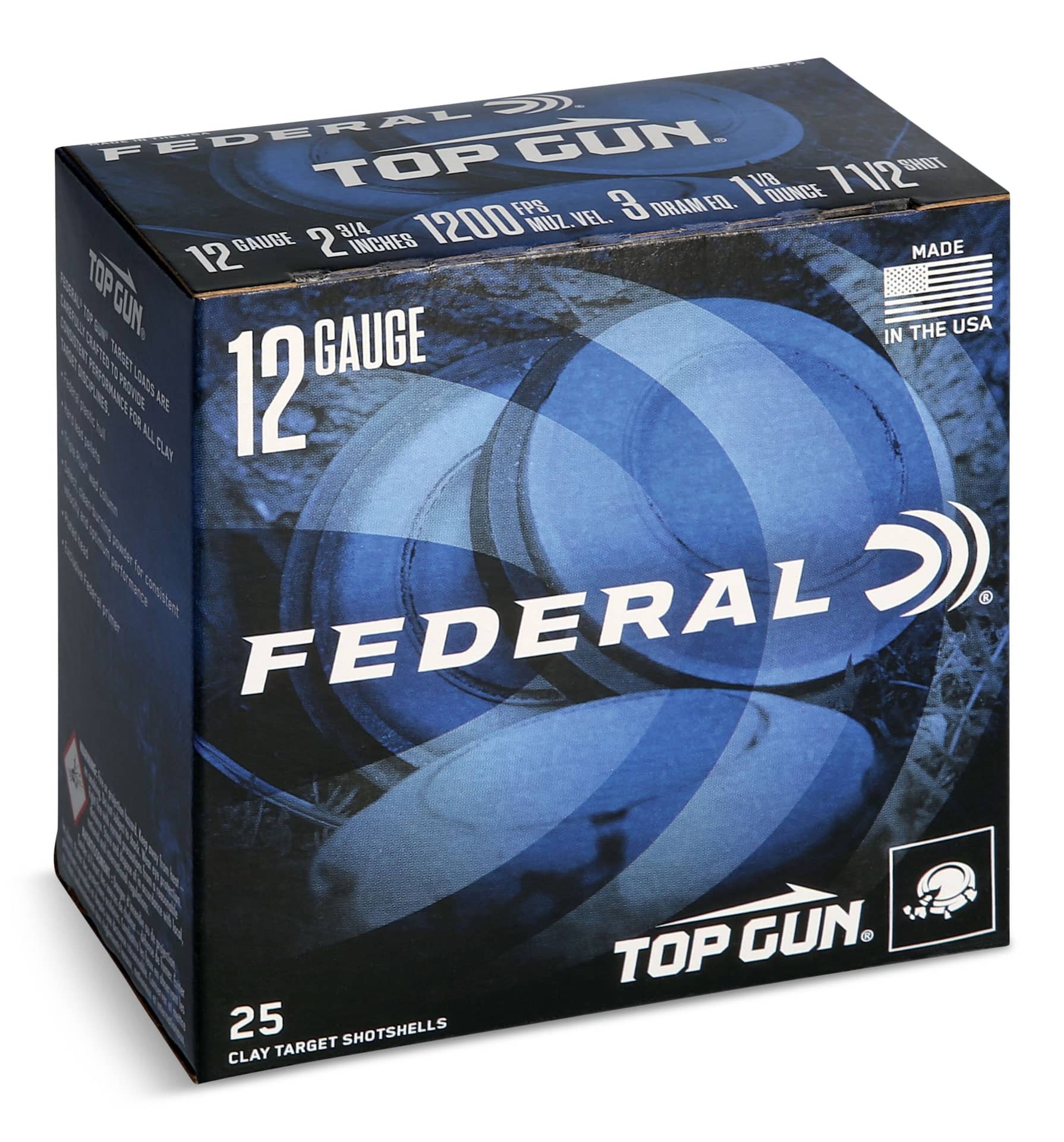 Federal 12-Gauge 1-1/8 oz, 2-3/4-in, 3 Dram #7.5 Lead Shotgun
