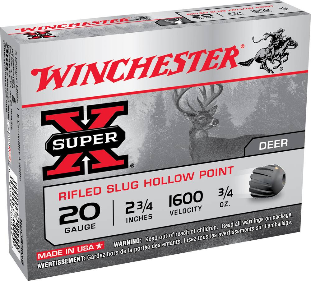 Winchester X20RS 20-Gauge Foster Lead Slugs | Canadian Tire