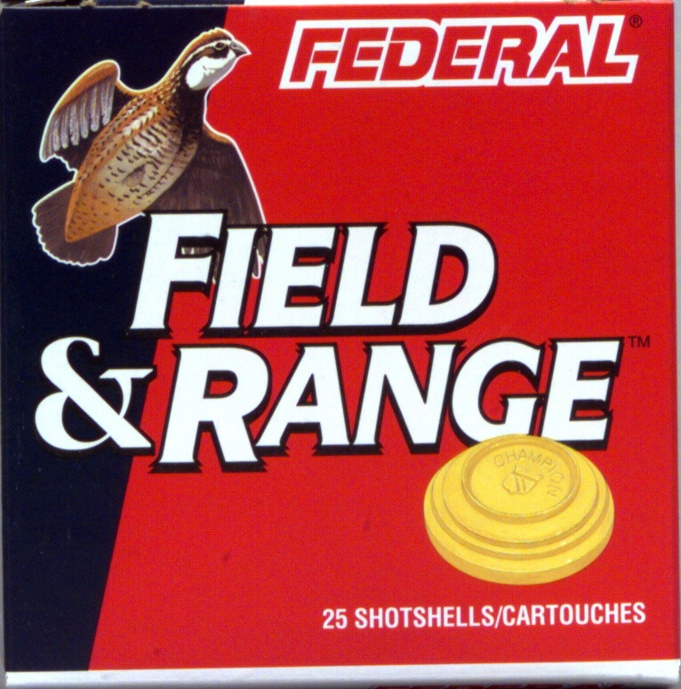Federal Field Range 12Gauge 23/4in Lead Shotgun Shells, Size 7.5
