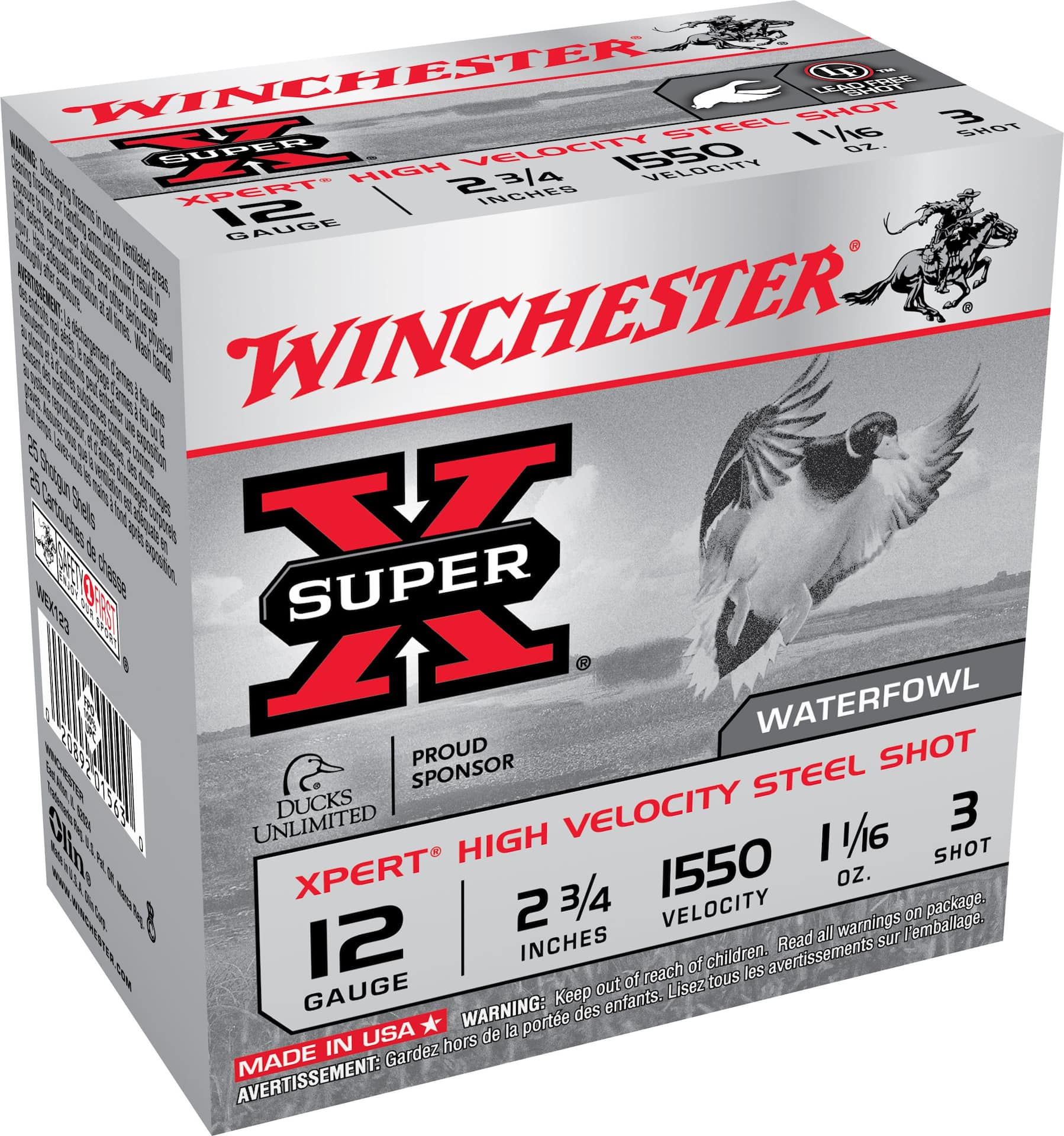 Winchester Super-X 12 Gauge Ammunition, 2.75-in