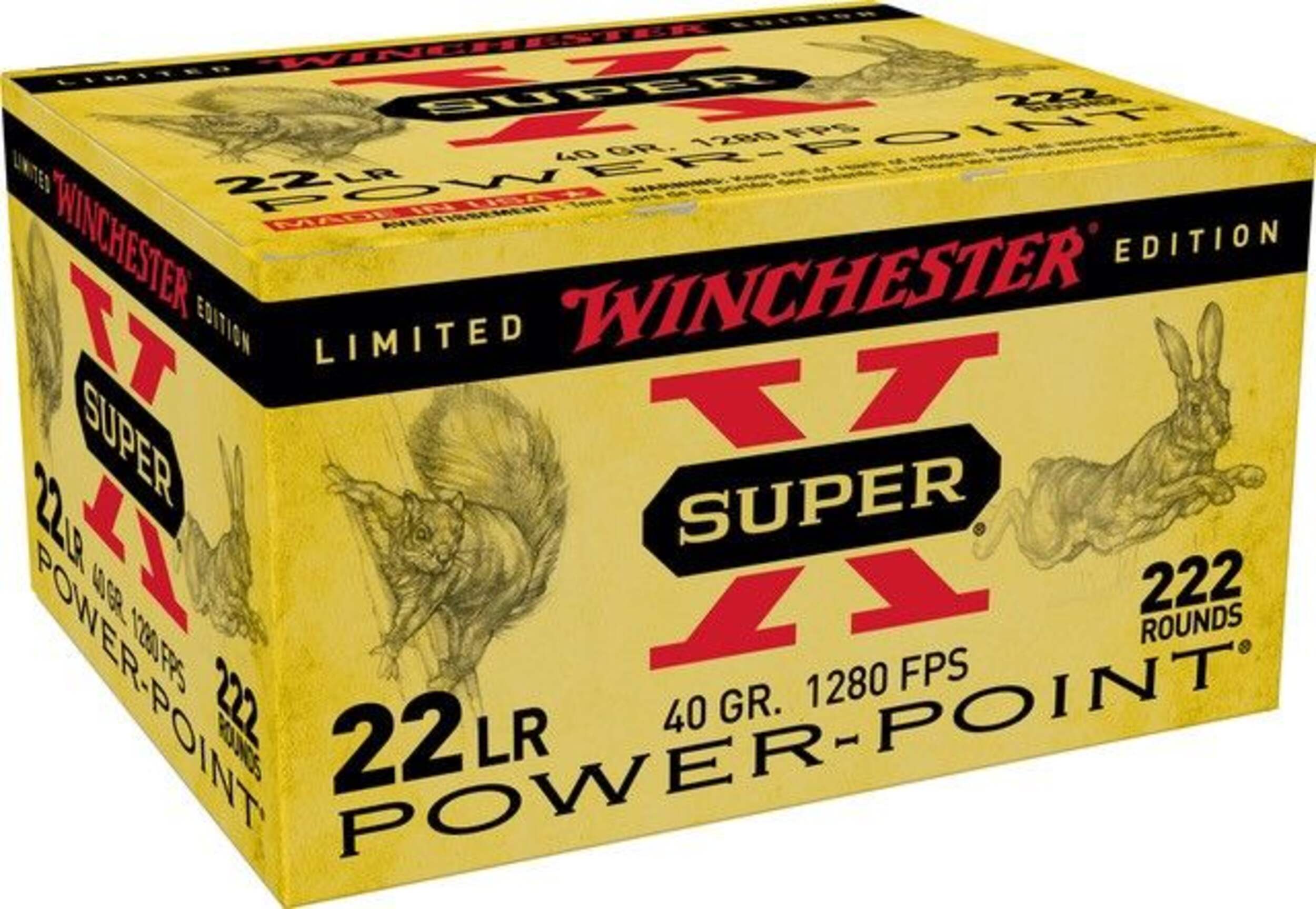 Winchester 22 LR Power-Point CP 40gr, 222-pk Front_Three_Fourths_Angled_Right