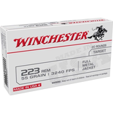 Winchester USA 223 Remington 55gr, 20-pk Front_Three_Fourths_Angled_Right