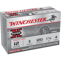 Cartouches en plomb Winchester taille 4 calibre 12 3 po pour dindon, 1-7/8 oz, paq. 10 Front_Angled_Right