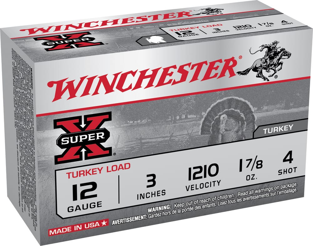 Winchester 12-Gauge 3-in #4 Lead Turkey Shotgun Ammunition, 1-7/8-oz, 10-pk