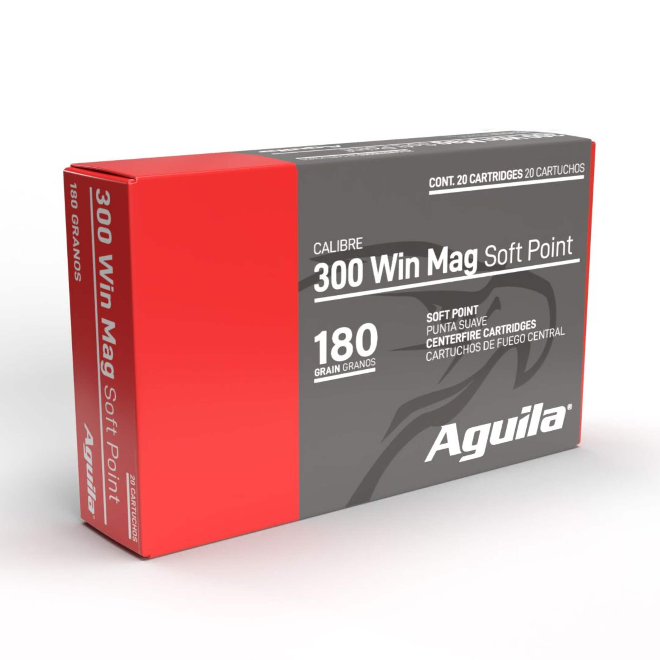 Aguila 300 Win Mag Interlock Bullets, 180-g Front_Three_Fourths_Angled_Right
