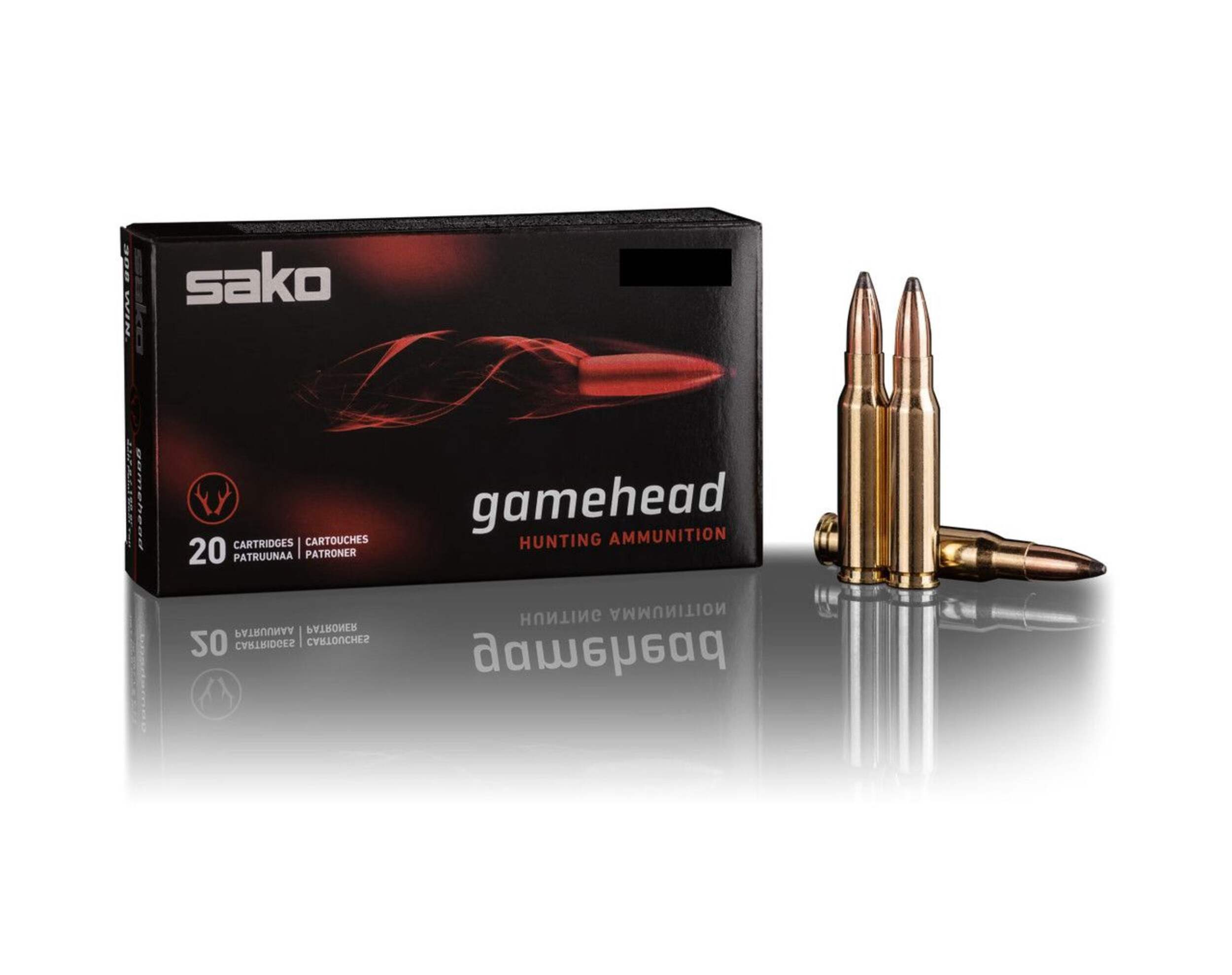 SAKO Gamehead 300WIN 180gr Soft Point, 20 rounds Composite_or_Mixed
