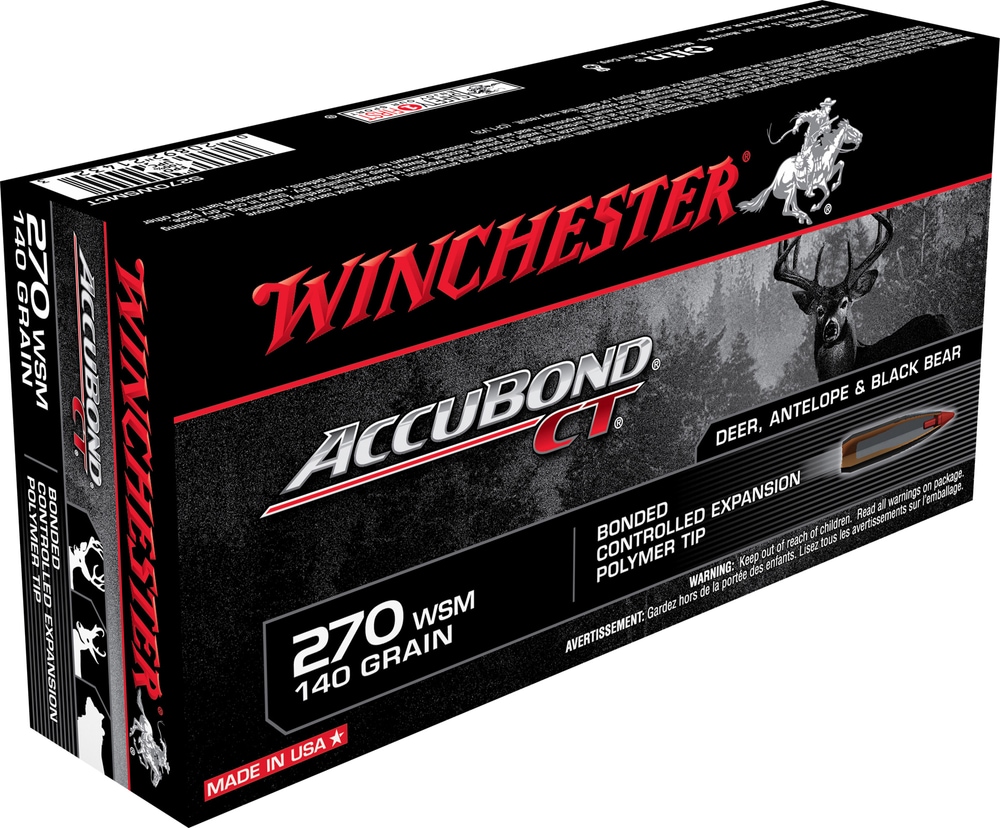 Winchester Accubond 270 WSM 140Grain Ammunition Canadian Tire