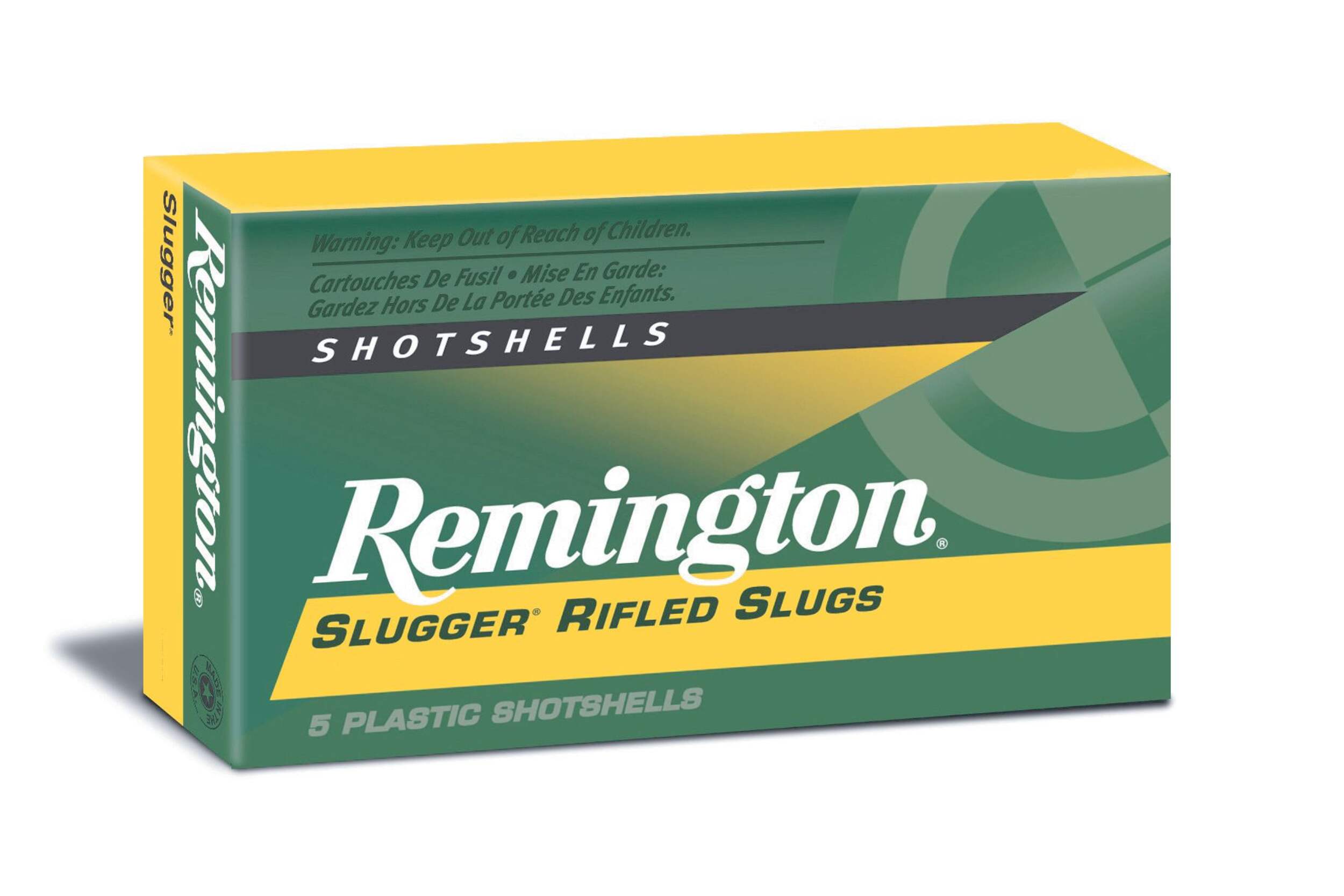 Remington 20-Gauge 2.75-in 1580 FPS Slug Shot Ammunition, 5/8-oz Front_Angled_Right