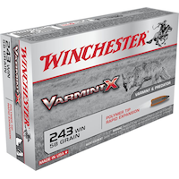 Winchester Varmint X .243 Ammunition, 58 g Front_Angled_Right