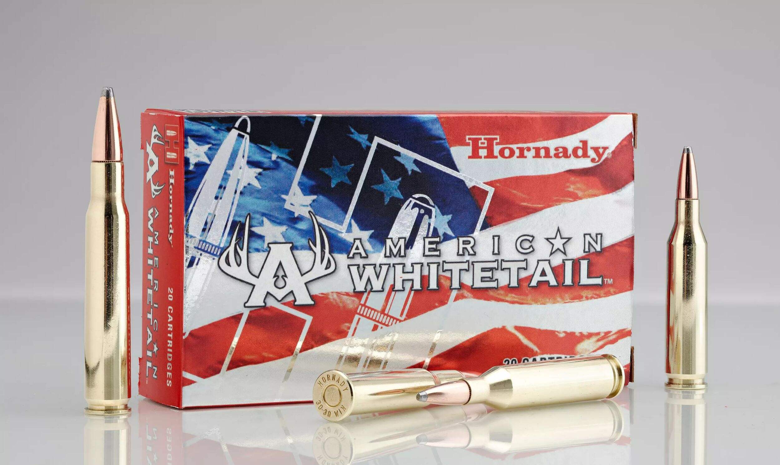 Hornady 243 Winchester Interlock American Whitetail Ammunition, 100 Grain Composite_or_Mixed