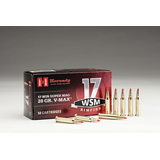 Munitions Hornady Varmint Express, perc. ann., 17 WSM, 20 gr Composite_or_Mixed