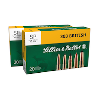 Munitions Sellier & Bellot, .303 British, 150 grains Front_Angled_Right