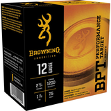 Munitions pour fusil de chasse pour grosses proies # 8 Browning BPT, calibre 12, 2 3/4 po, 1 1/8 oz Front_Angled_Right