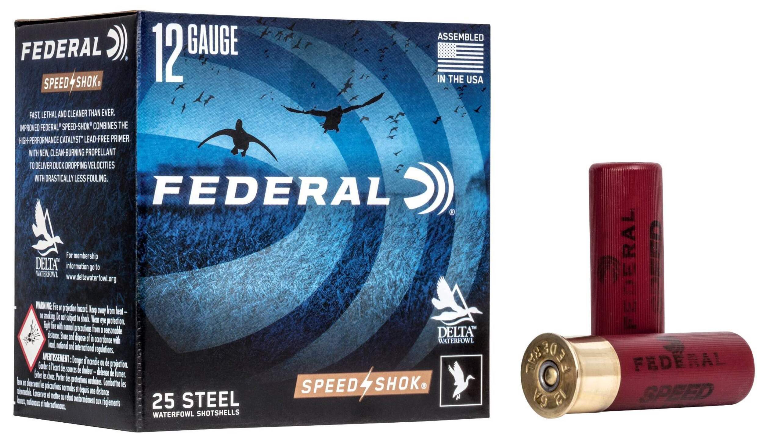 Federal Power Shok 12 Gauge 3-in 1-1/4-oz #2 Steel Shotgun Shell Composite_or_Mixed