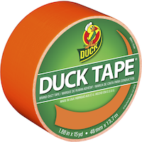 Blaze Duck Tape, Blaze Orange, 1.88-in x 20-yds.