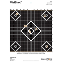 Champion VisiShot Sight-In Shooting Target, 13 x 18-in, 10-pk Front_Flat