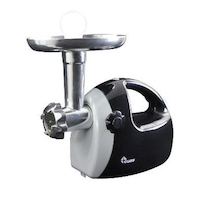 CHARD #5 Stainless Steel Electric Grinder Front_Three_Fourths_Angled_Left