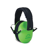 Casque antibruit passif pour enfants Walker's, cote de réduction du bruit de 24 dB, vert Front_Three_Fourths_Angled_Left