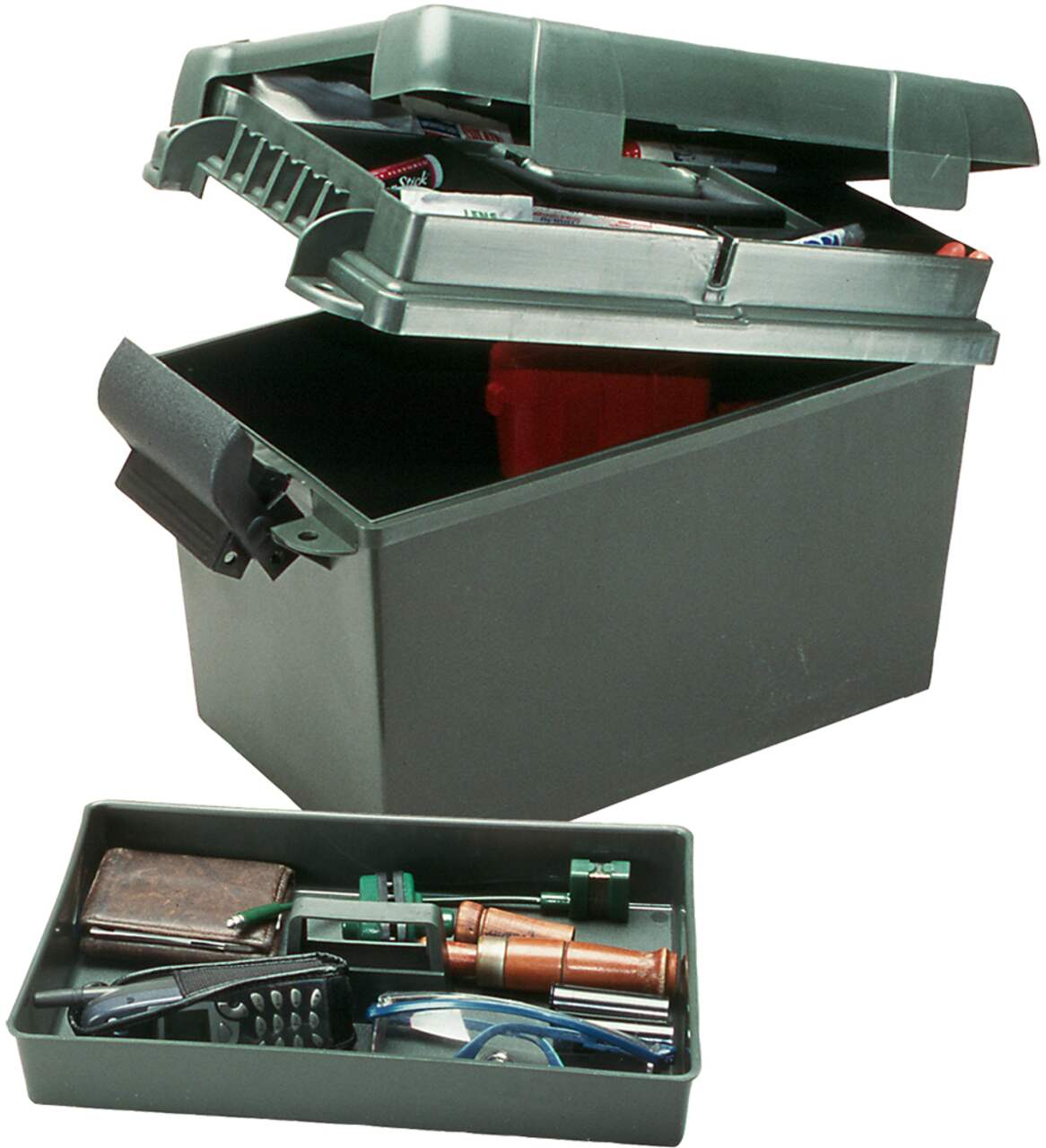 16 Deep Hard Shell Weatherproof Ammo Gun Case Motorcycle Saddle Bag Tackle Boat Dry Box