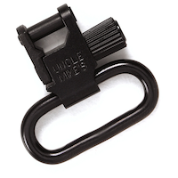 Mousquetons pour fusil de chasse Uncle Mike's QD, bleu, 1 po Front_Angled_Right