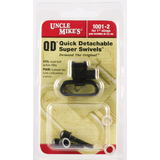 Uncle Mike's Quick Detachable Hunting Rifle Super Swivels, Machine Screw Type, 115 Blued, 1-in Front_Flat