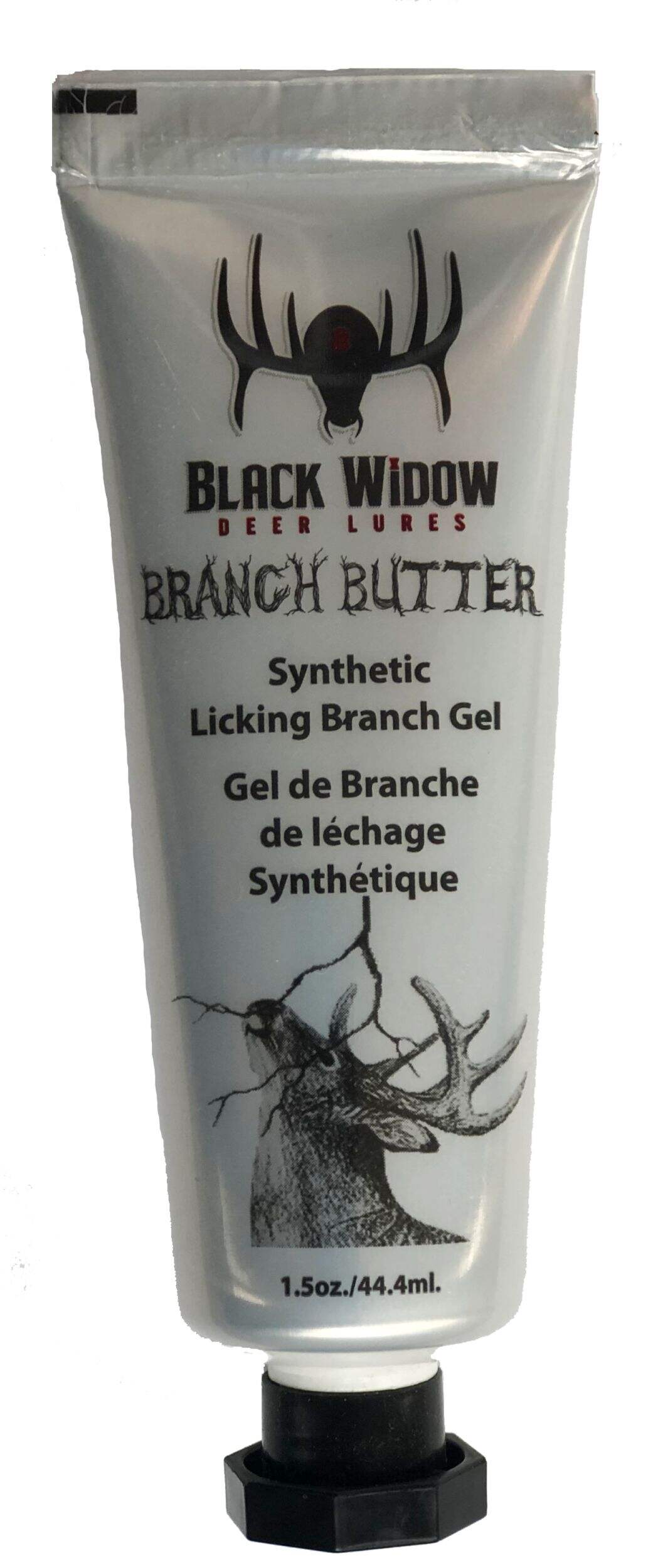 Black Widow Branch Butter Licking Branch Gel Deer Hunting Lure, 1.5oz
