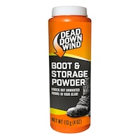 Poudre éliminatrice d'odeurs pour la chasse pour bottes et rangement Dead Down Wind