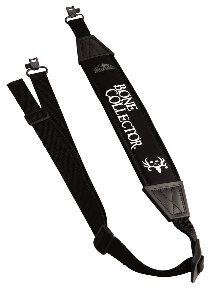 Butler Creek Comfort Stretch Hunting Gun Sling with Swivels, Black