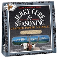 Hi Mountain Make Your Own Jerky Cure and Seasoning Kit, Cracked Pepper N' Garlic