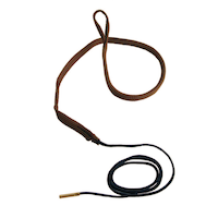 Hoppe's Boresnake Hunting Weatherby Rifle Bore Cleaner, 6mm, .240, .243, .244 Caliber Front_Flat