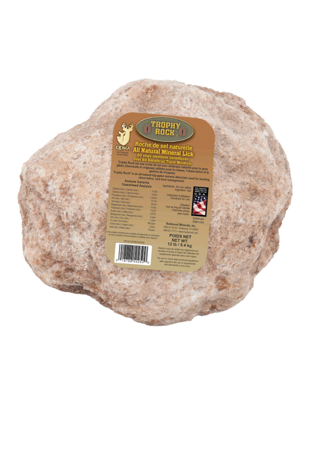 Trophy Rock Hunting Salt Rock Mineral Lick Attractant, 13lbs