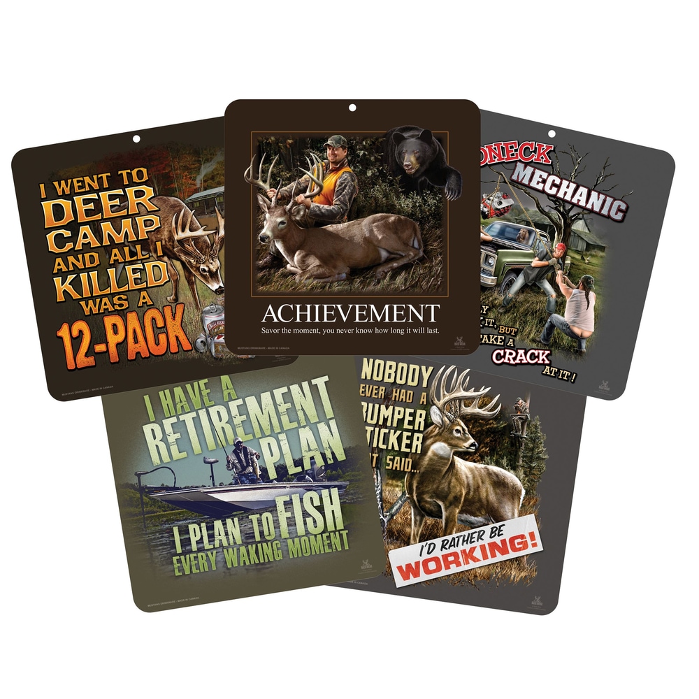 Assorted Metal Signs Canadian Tire