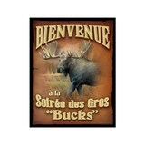 Plaque Nature's Window Bienvenue à la soirée