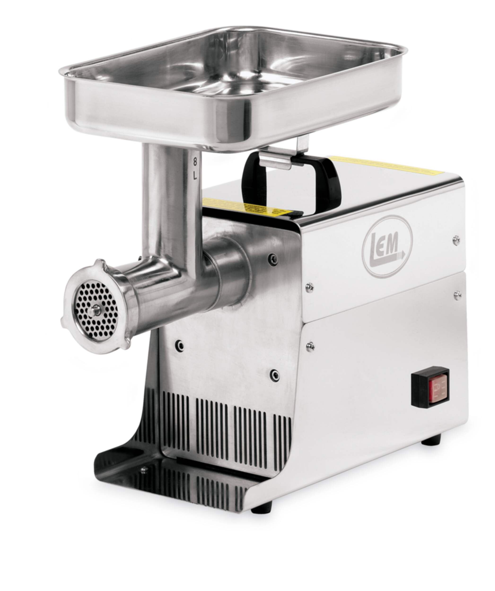 LEM #8 BigBite® Heavy-Duty Meat Grinder, 0.5 HP, 120V  Front_Angled_Right