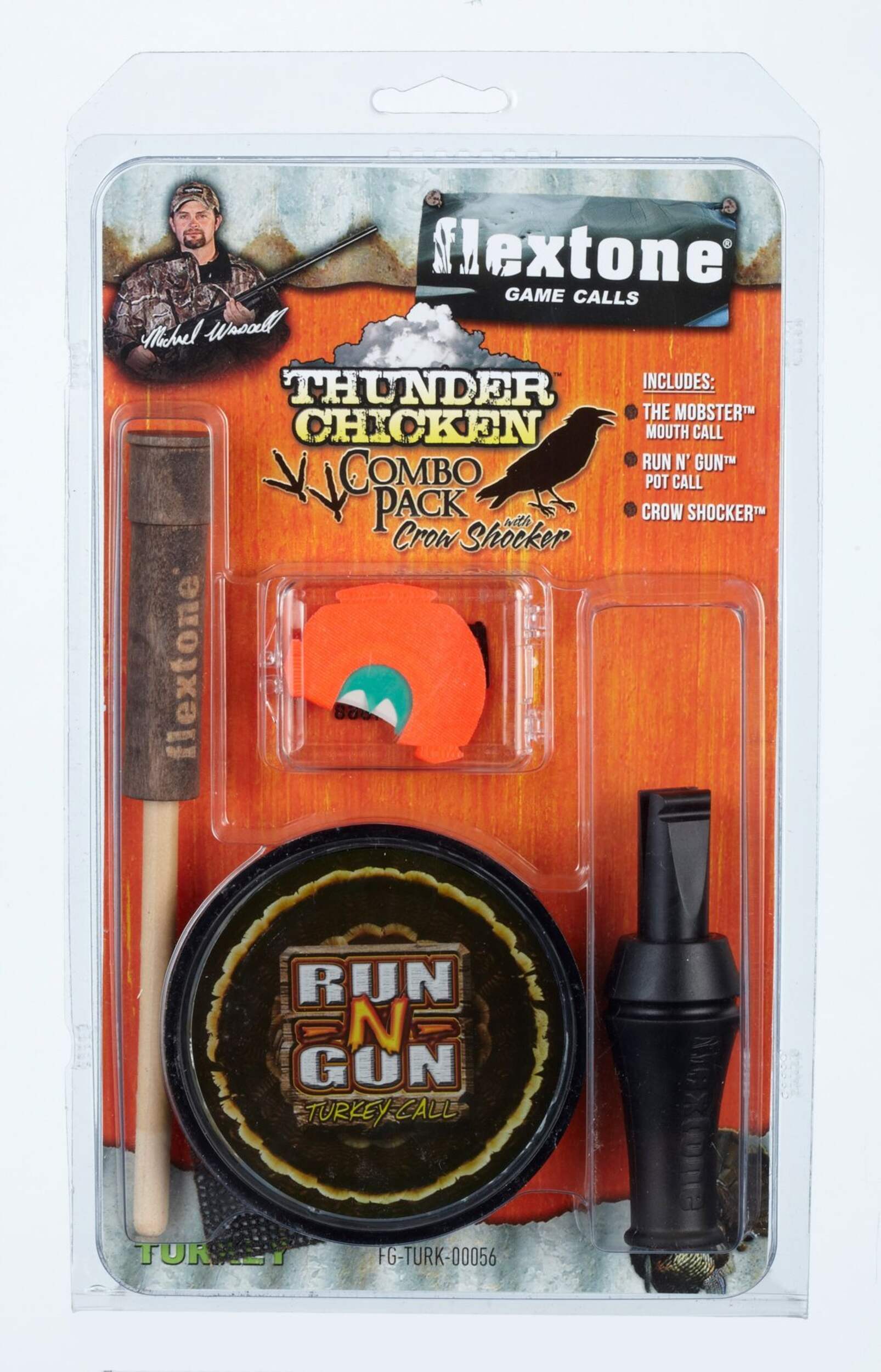 Flextone Thunder Chicken Combo Pack with Crow Shocker Front_Flat